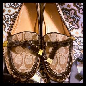 Coach Logo Loafers